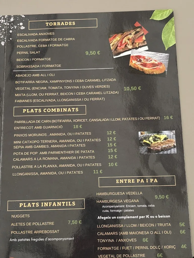 Menu_Fabiane's Bar_Gandesa_image_1