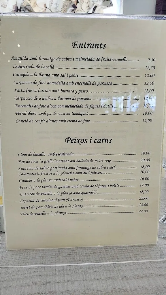 Menu_Hotel Piqué_Gandesa_image_1
