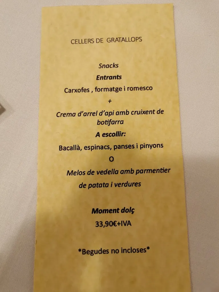 Menu_Restaurant Cellers de Gratallops_Gratallops_image_2