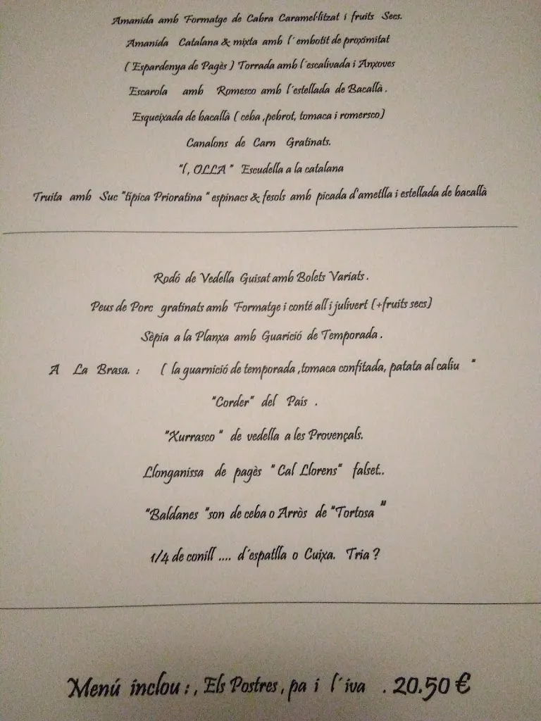 Menu_La Font, Restaurant/e_Gratallops_image_4