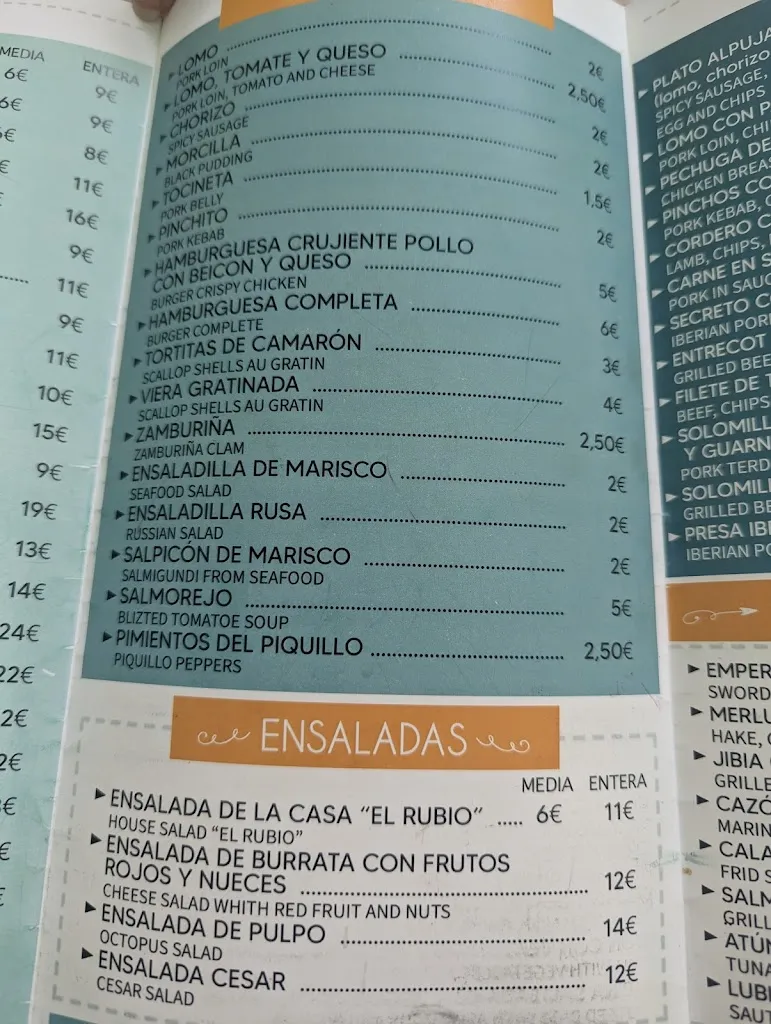 Menu_Terraza El Rubio_Lúcar_image_4