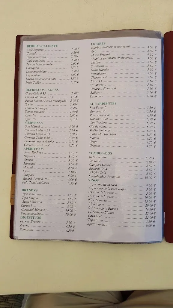 Menu_Restaurante Pizzería Es Port_Figuera_immagine_2