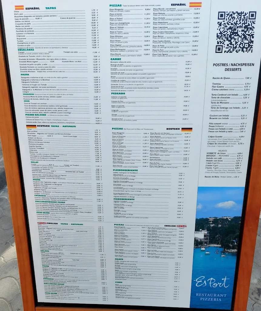 Menu_Restaurante Pizzería Es Port_Figuera_immagine_4