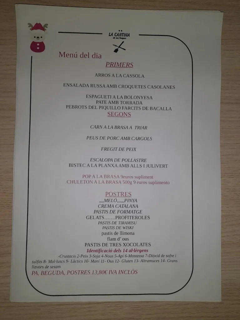Menu_La Cantina Les Forques | Restaurant Figueres_Figuera_image_1
