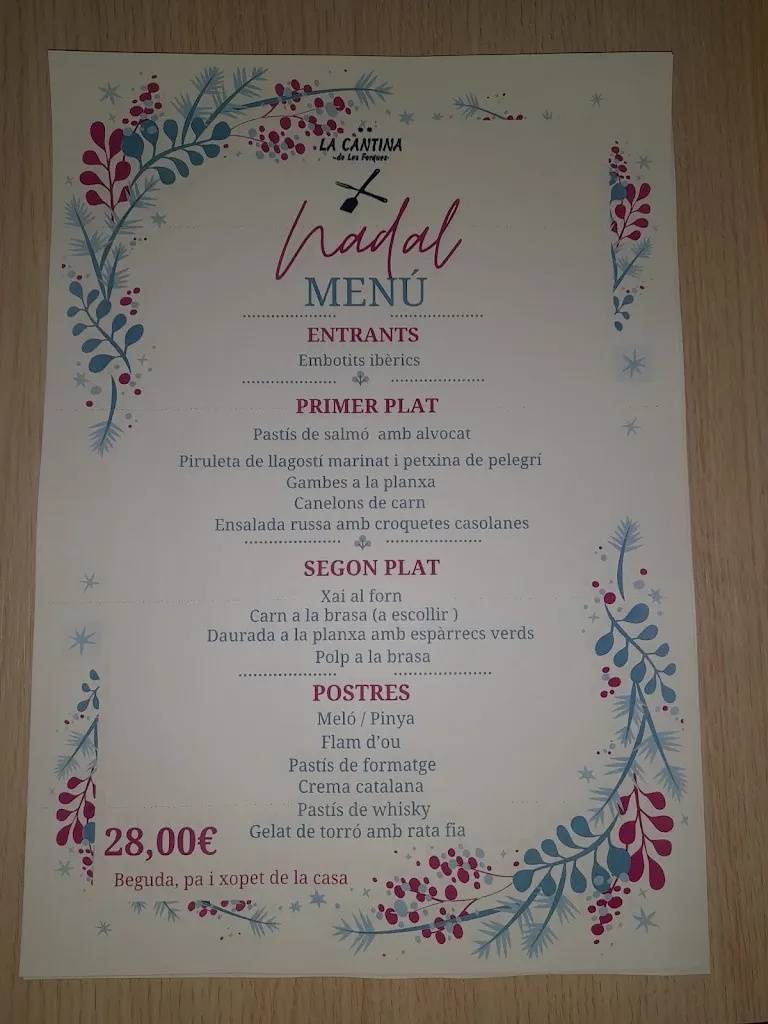 Menu_La Cantina Les Forques | Restaurant Figueres_Figuera_image_3