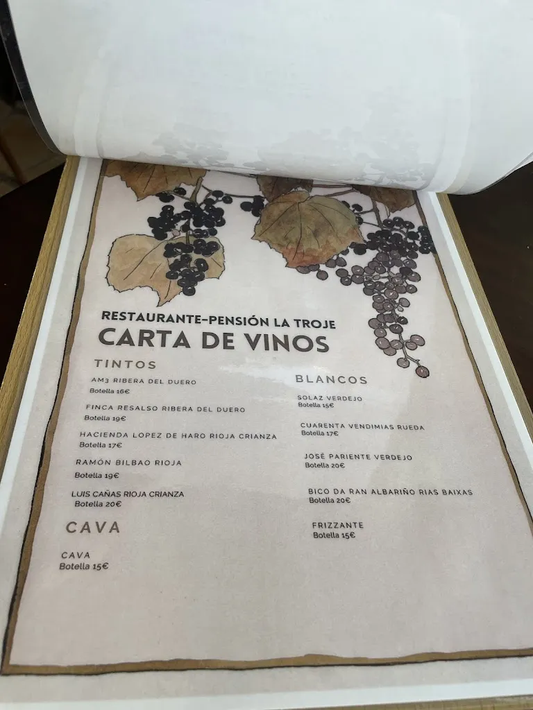 Menu_Restaurante-Pensión La Troje_Lucainena de las Torres_image_2