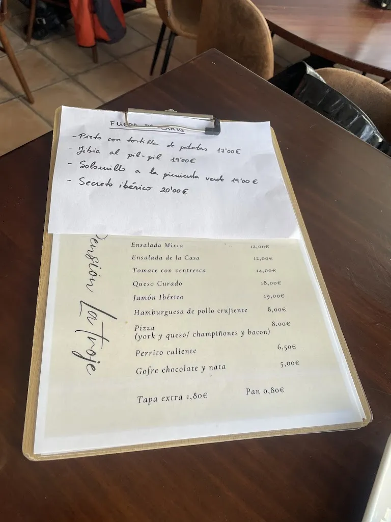 Menu_Restaurante-Pensión La Troje_Lucainena de las Torres_image_3