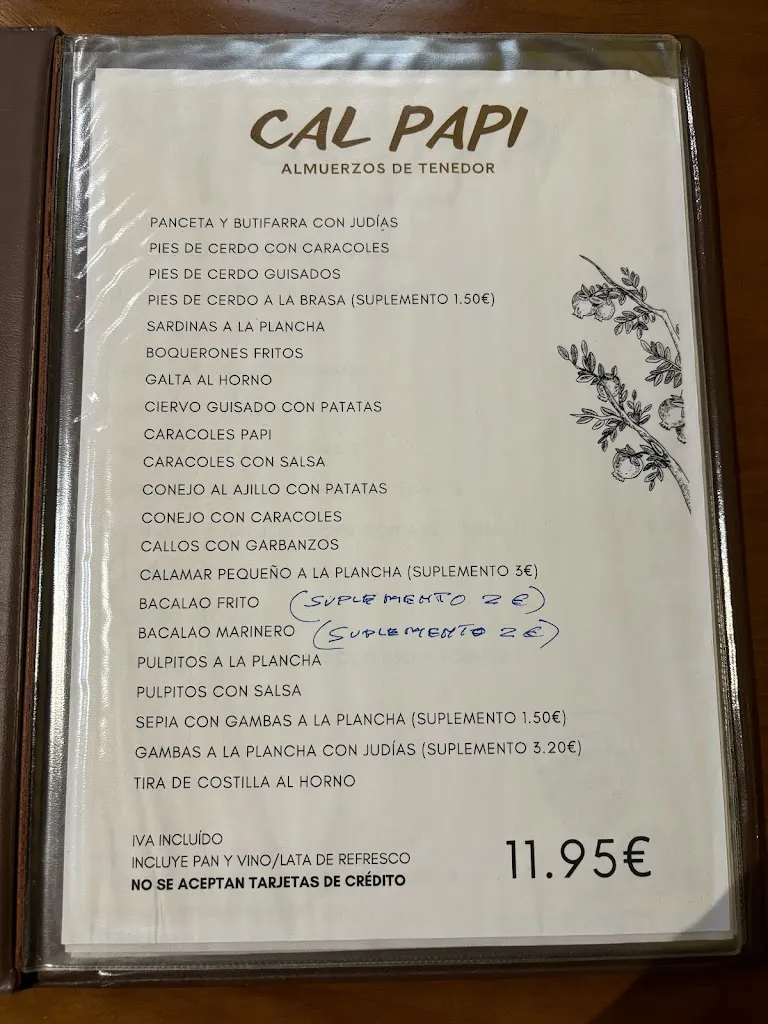 Menu_Restaurant braseria Cal Papi_Llorenç del Penedès_image_1