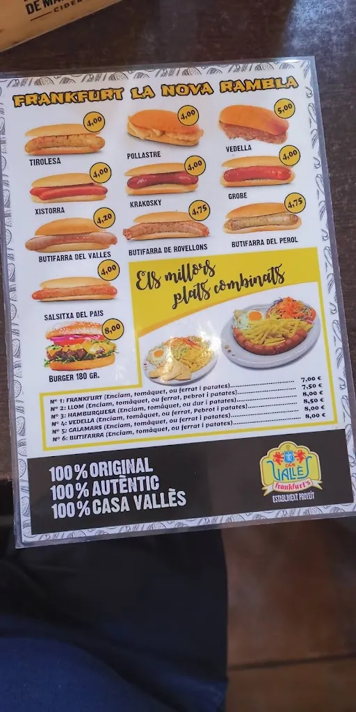 Menu_Bar La Nova Rambla_Llorenç del Penedès_image_1