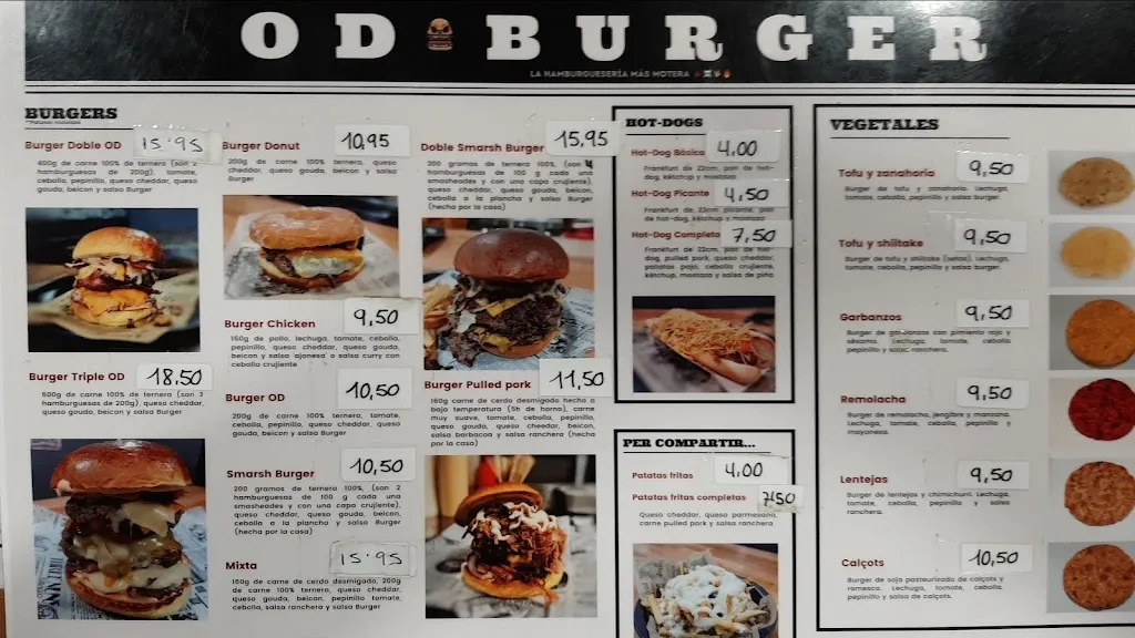 Menu_OD Burger_Llorenç del Penedès_image_1