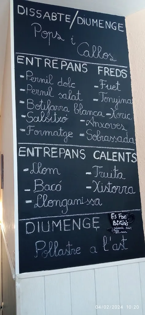 Menu_Cafeteria pastisseria Maspujols_Maspujols_image_1