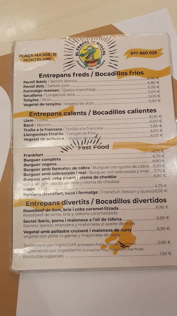 Menu_El Comerç del Mallol | Montblanc_Montblanc_image_3