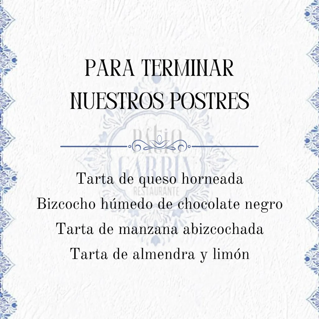 Menu_Restaurante Patio Garbin_Laujar de Andarax_immagine_3