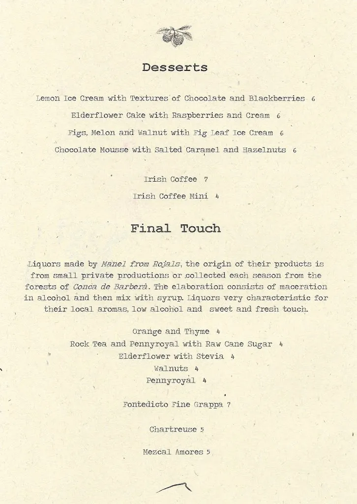 Menu_Restaurant Tossal Gros_Montblanc_image_1