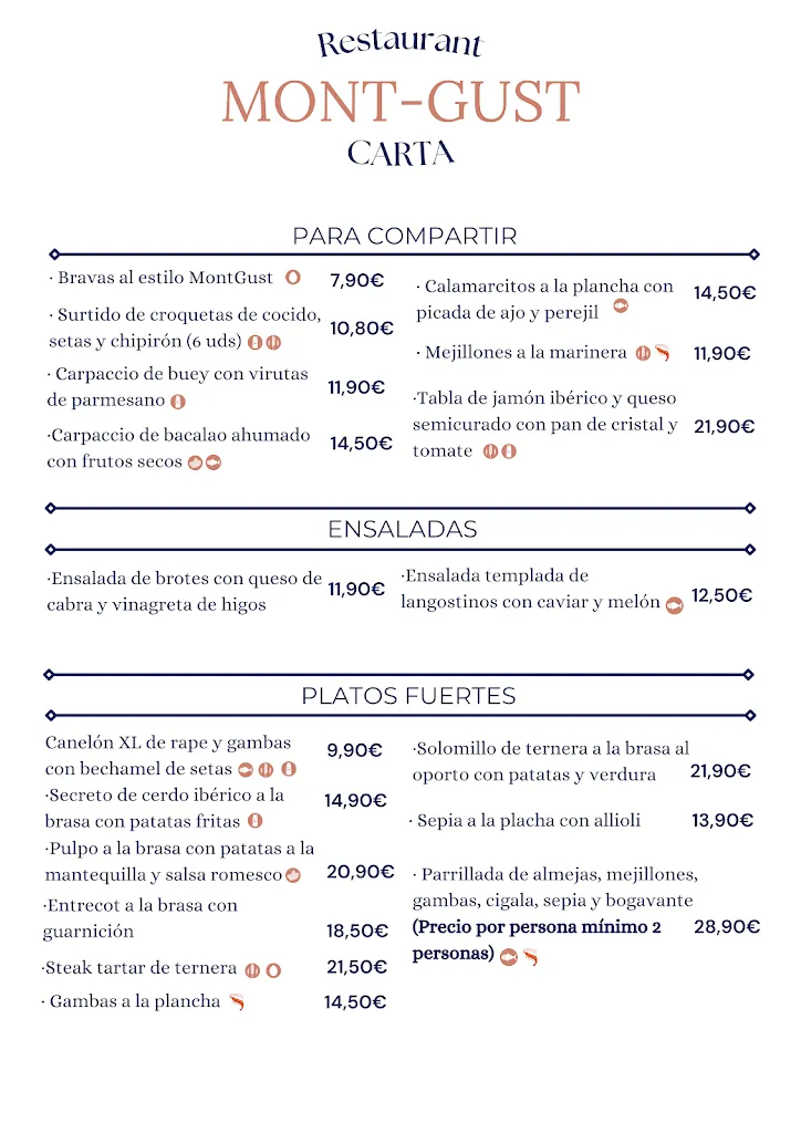 Menu_Cafeteria /Restaurant Mont-Gust_Mont-roig del Camp_image_4