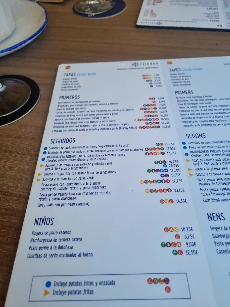 Menu_Restaurante Friends_Mont-roig del Camp_immagine_3