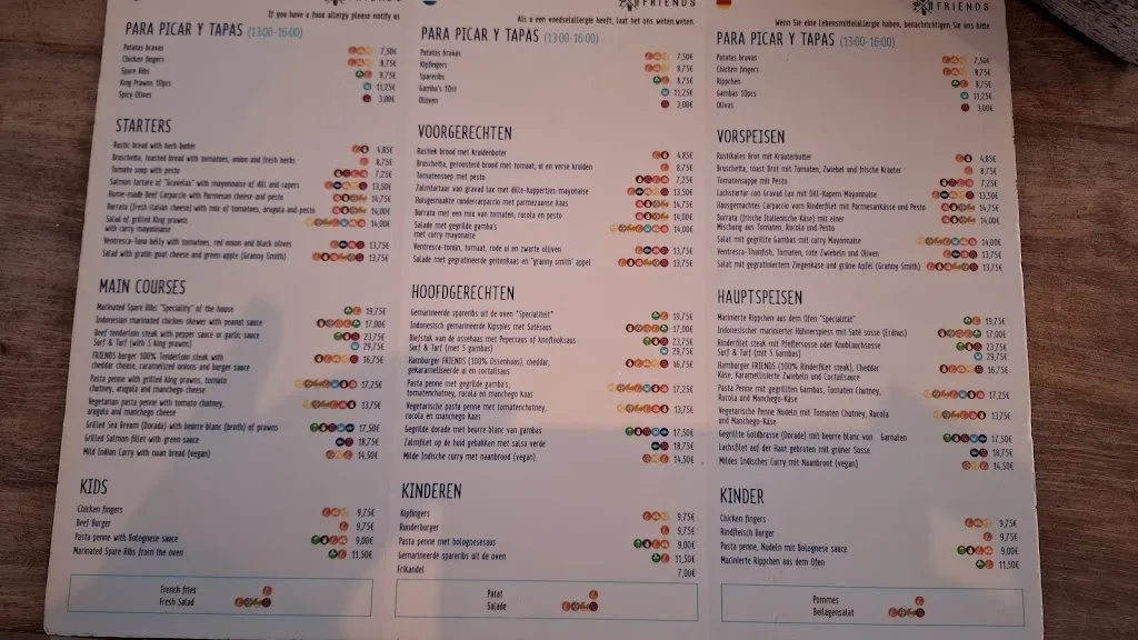 Menu_Restaurante Friends_Mont-roig del Camp_immagine_4
