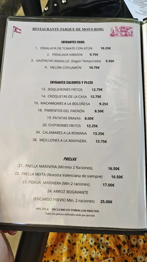 Menu_Casa Pepita Parc Montroig_Mont-roig del Camp_image_1