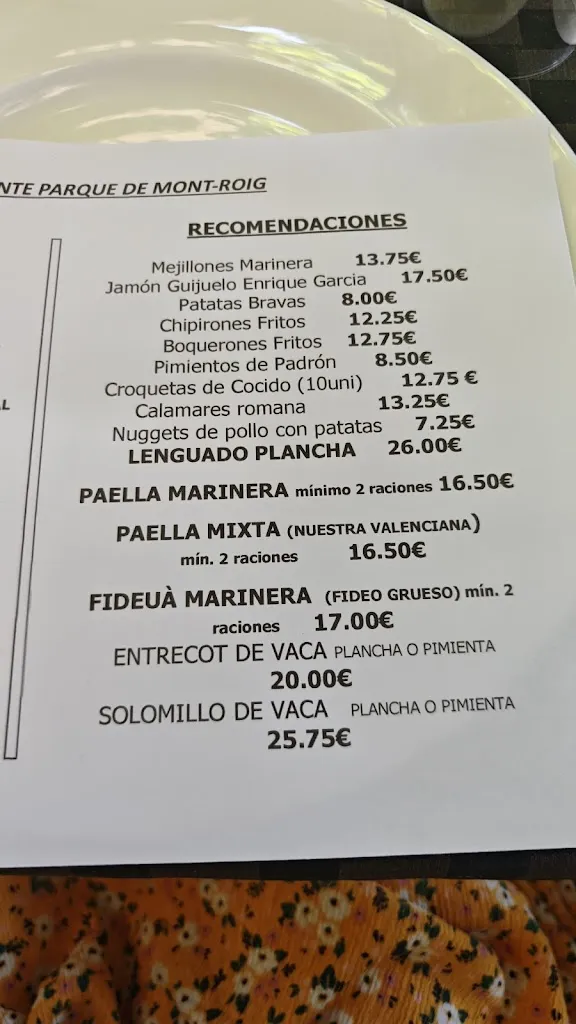 Menu_Casa Pepita Parc Montroig_Mont-roig del Camp_image_2