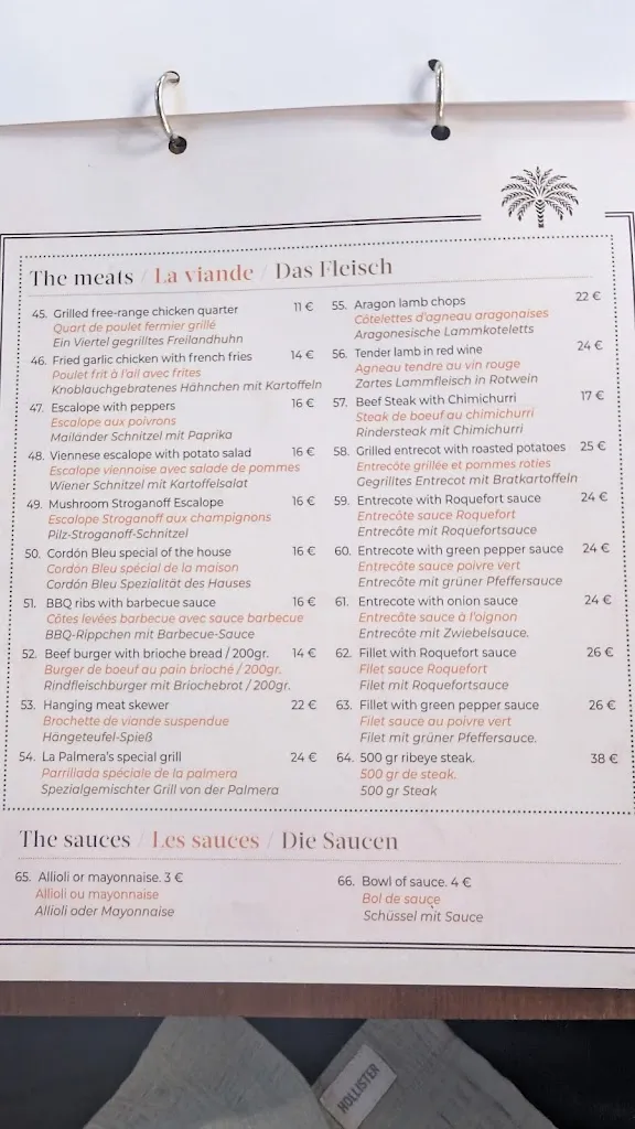 Menu_Restaurant La Palmera_Mont-roig del Camp_image_4