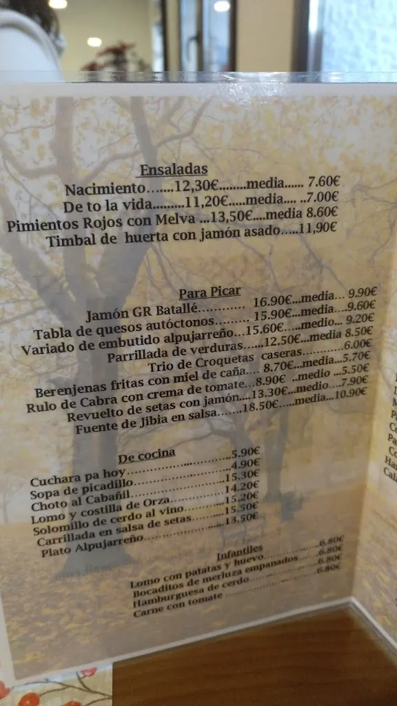 Menu_Restaurante El Nacimiento_Laujar de Andarax_image_3