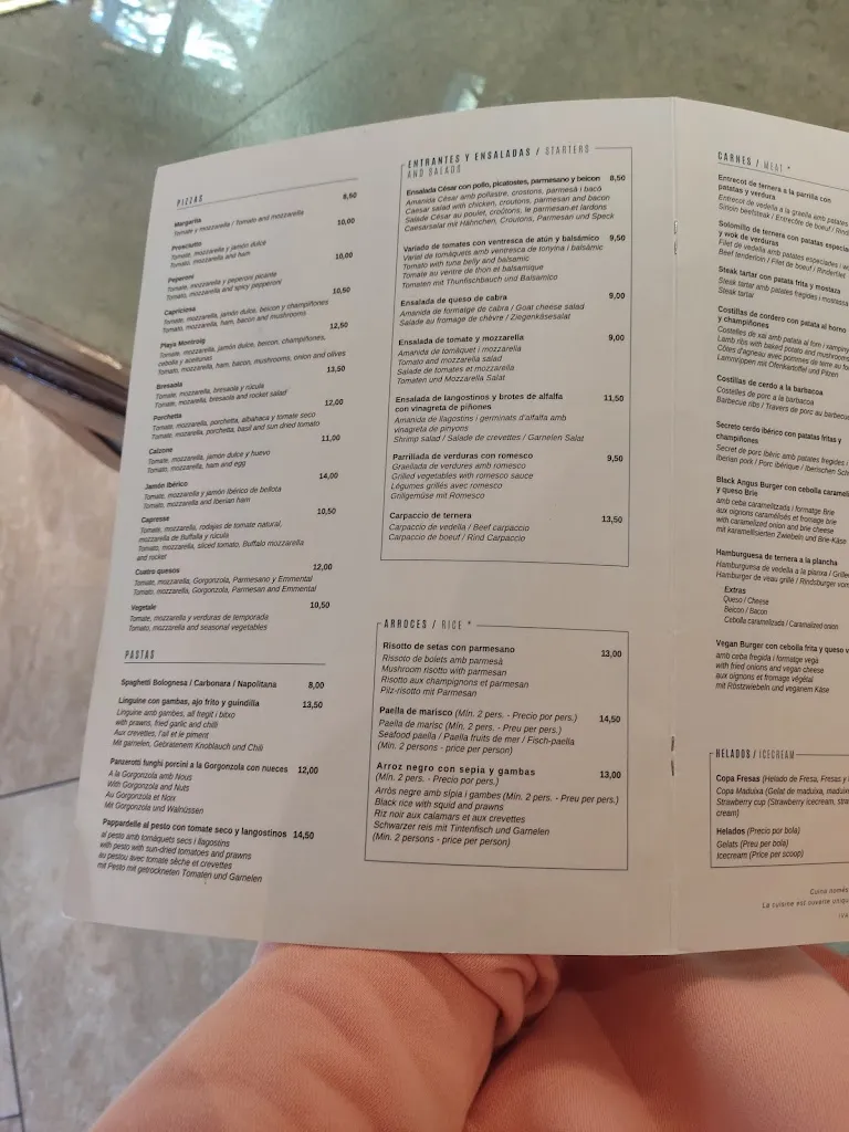 Menu_Restaurant Terassa Camping Mont-Roig_Mont-roig del Camp_image_1