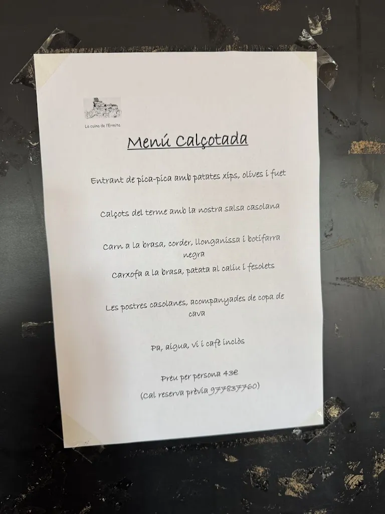 Menu_La Cuina de l’Ermita_Mont-roig del Camp_image_1