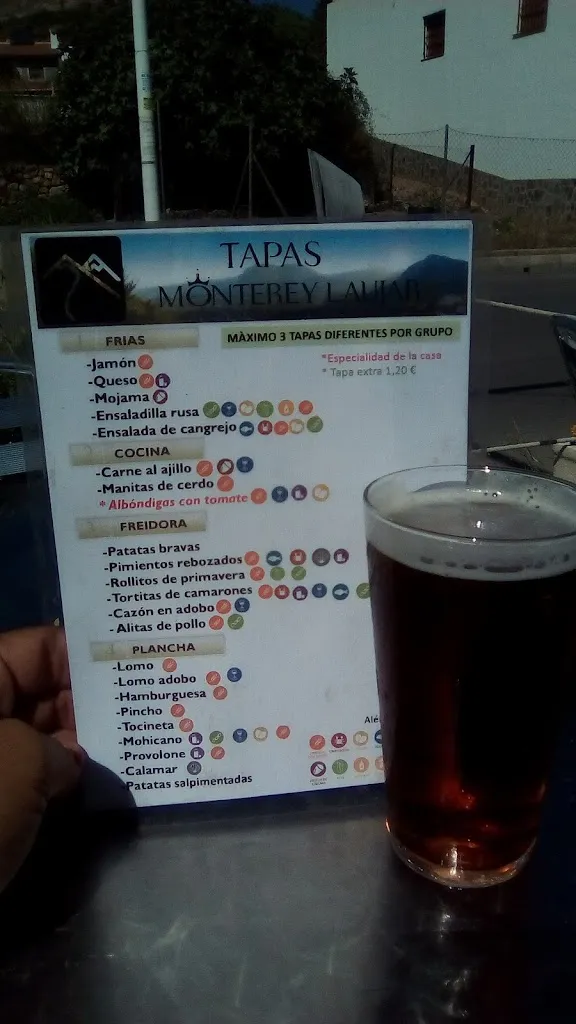 Menu_Bar MonteRey de Laujar_Laujar de Andarax_immagine_3