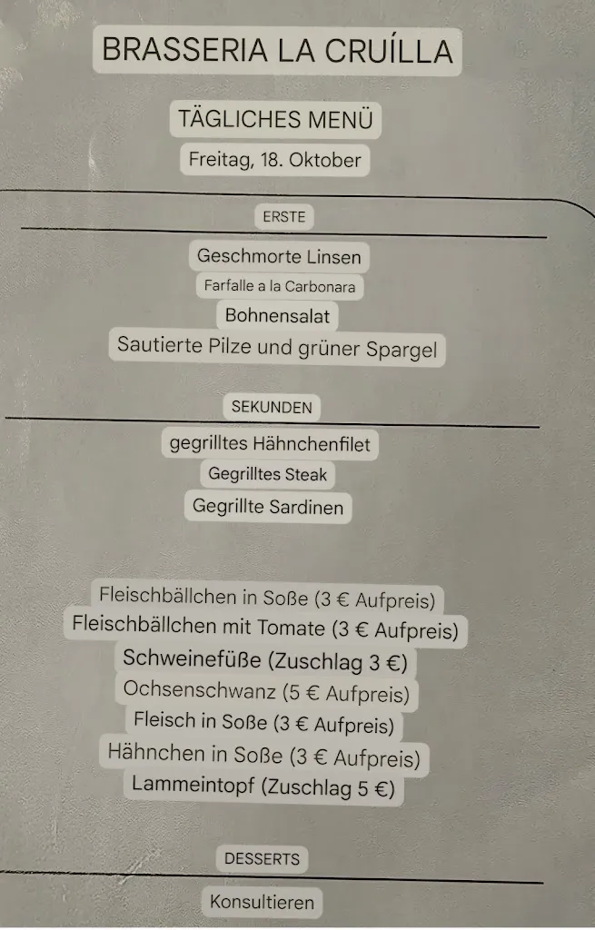 Menu_Brasería La Cruïlla_Mont-roig del Camp_immagine_2