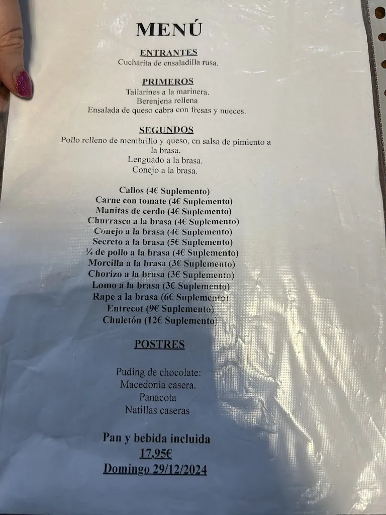 Menu_Brasería La Cruïlla_Mont-roig del Camp_immagine_3