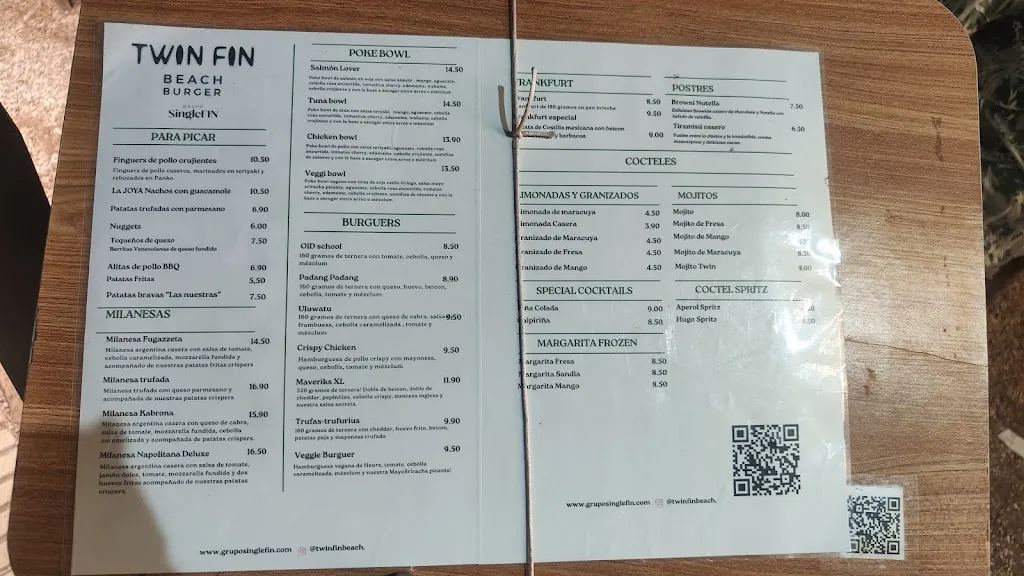 Menu_Twin Fin_Mont-roig del Camp_image_1