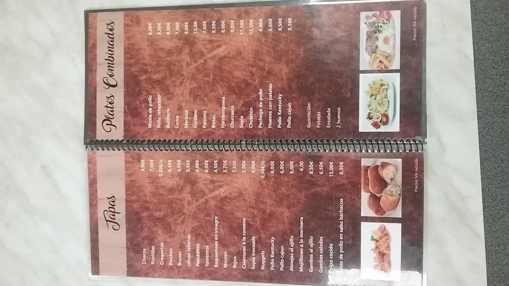 Menu_Bar Tapas La Vila del Pingui_Montmell_image_4