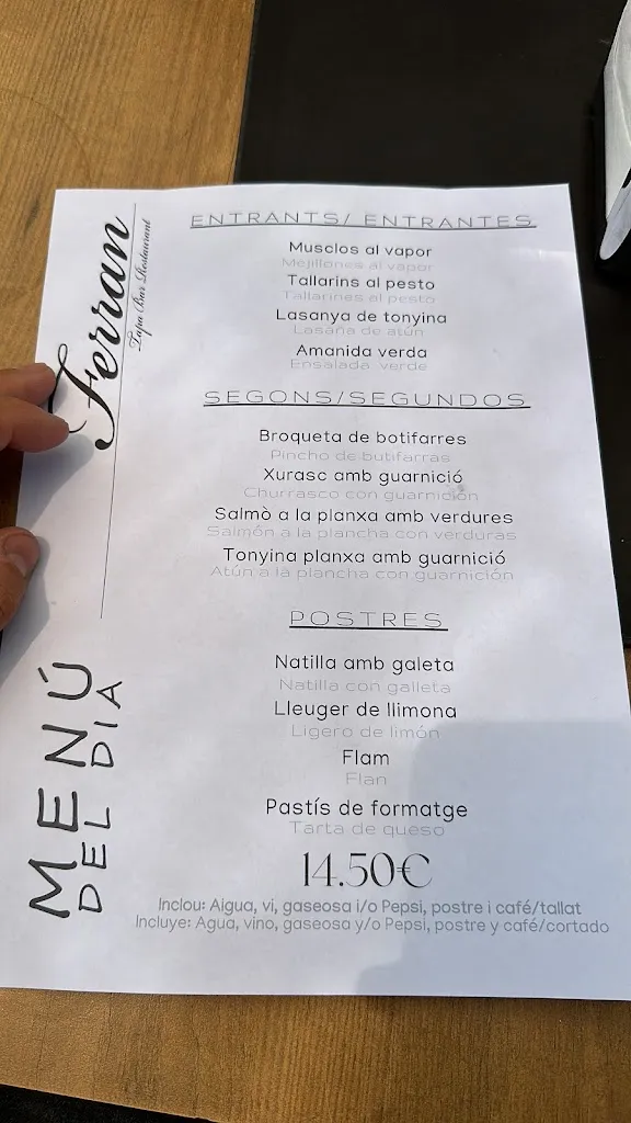 Menu_New Ferran_Móra la Nova_image_1