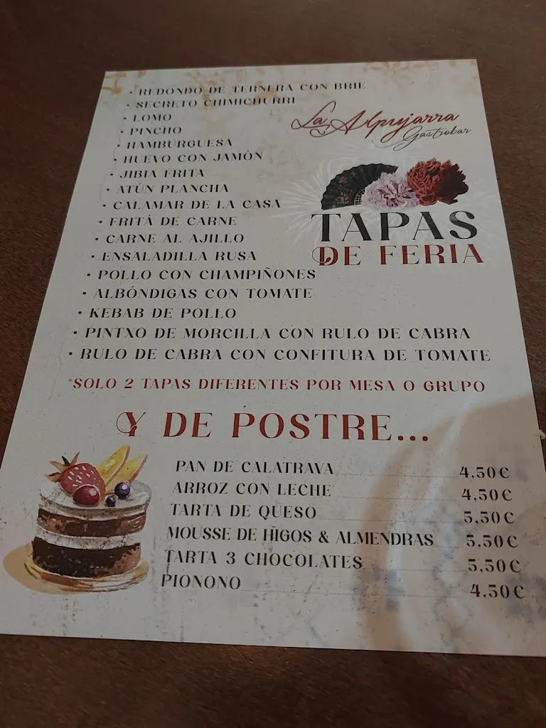 Menu_Café-Bar La Alpujarra_Laujar de Andarax_image_2