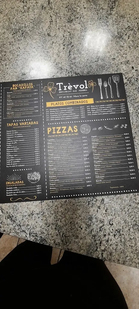 Menu_Bar Restaurant Trevol_Móra la Nova_image_3
