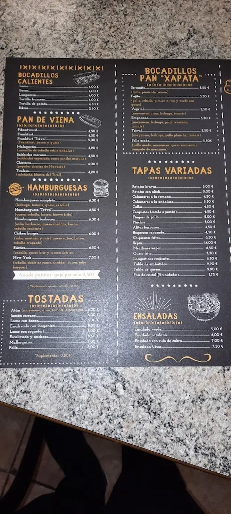 Menu_Bar Restaurant Trevol_Móra la Nova_image_4