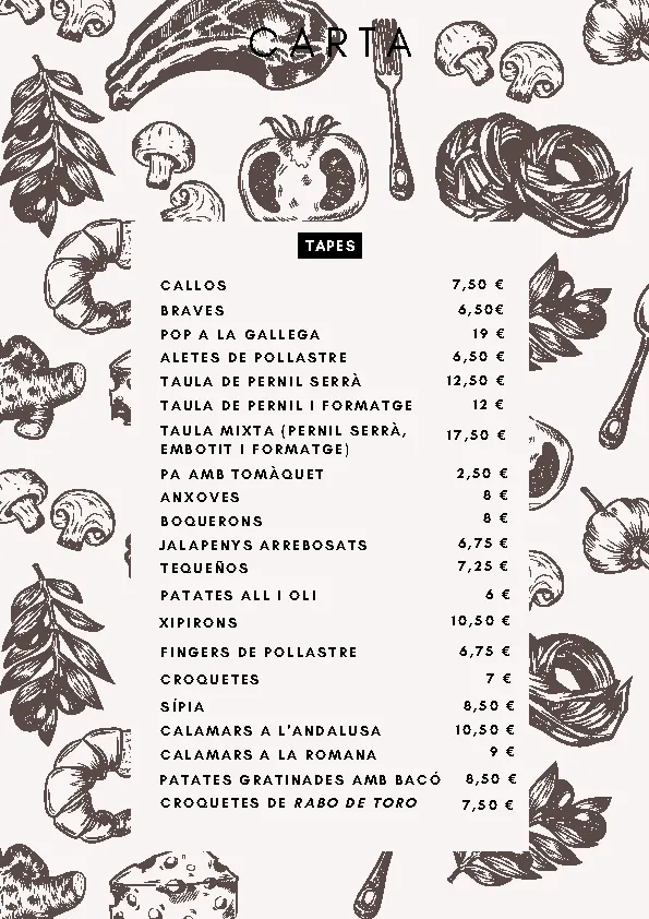 Menu_Bar Restaurant SAM_Móra dEbre_image_4