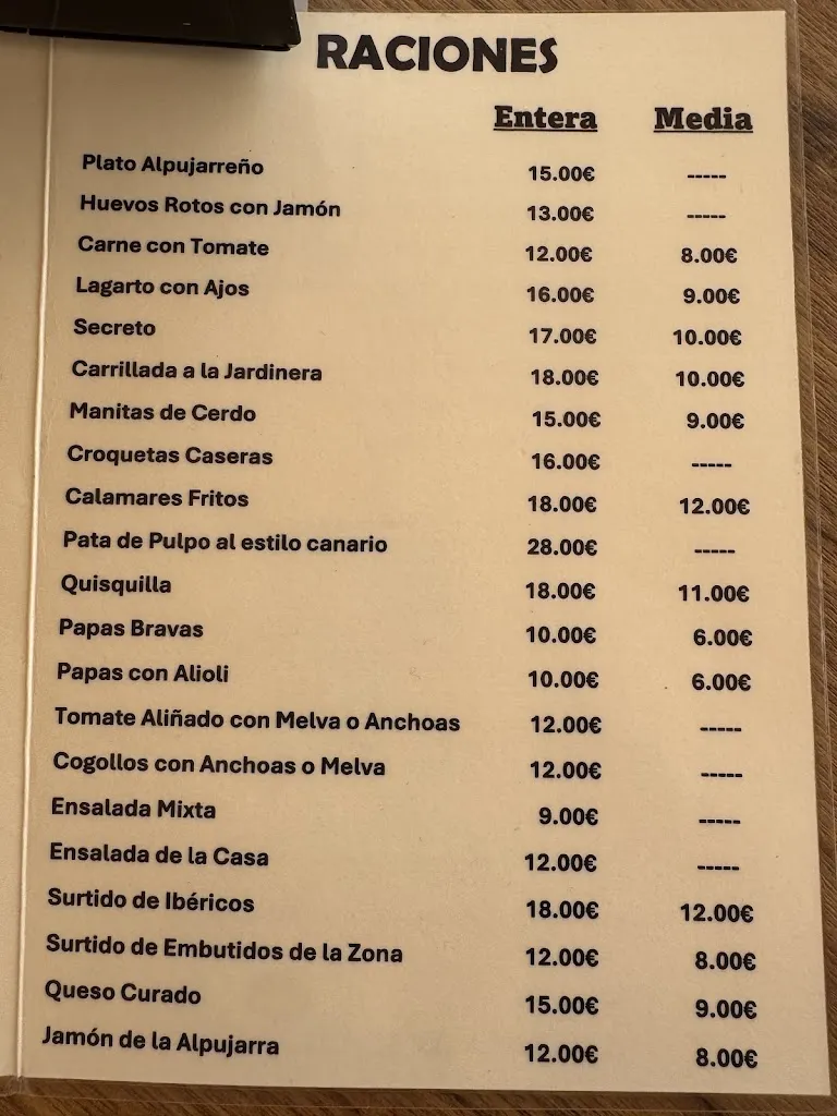 Menu_La Pergola café-bar_Laujar de Andarax_image_2