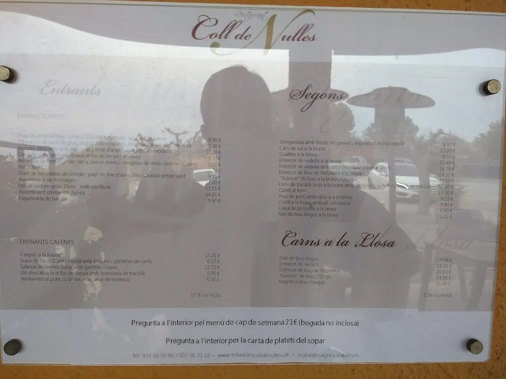 Menu_Coll de Nulles_Nulles_image_2