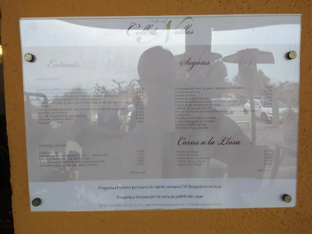 Menu_Coll de Nulles_Nulles_image_3