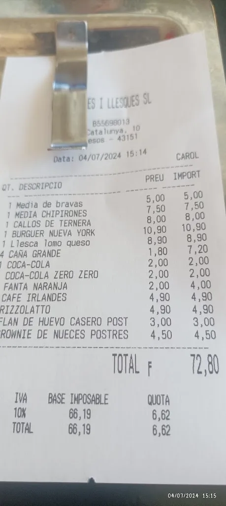 MARTA V MARTINEZ_Entre tapes i llesques -bar piscina-_Pallaresos_review