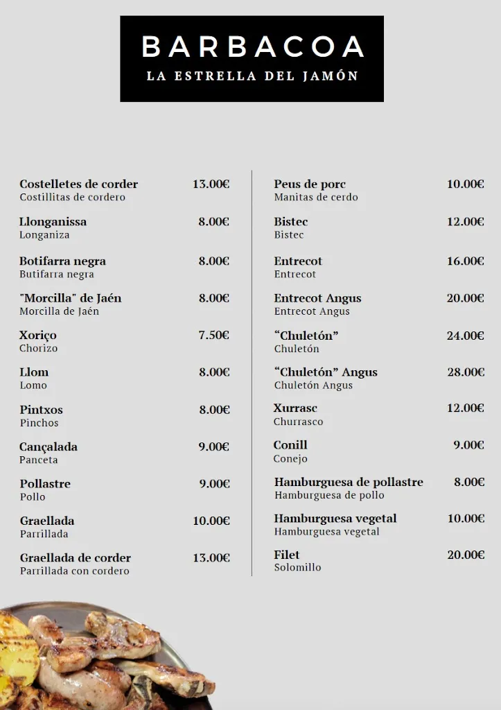 Menu_La Estrella del Jamón_Nou de Gaià_image_2