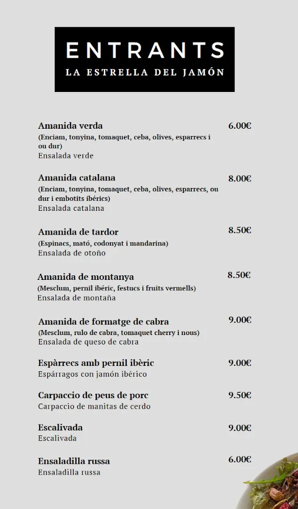 Menu_La Estrella del Jamón_Nou de Gaià_image_4