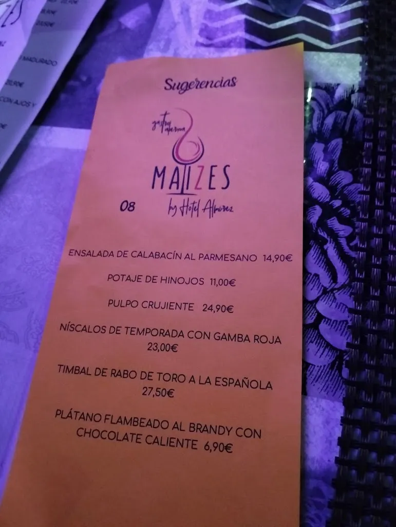 Menu_Gastro taberna Matizes_Laujar de Andarax_image_2