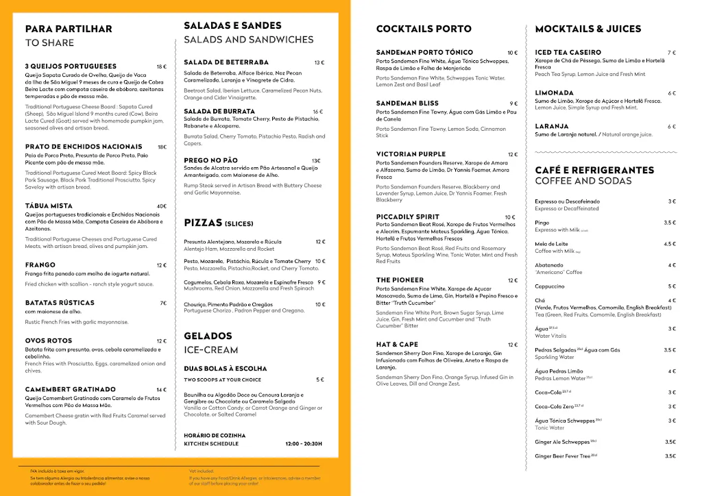 Menu_The George Terrace Bar_Nou de Gaià_image_1