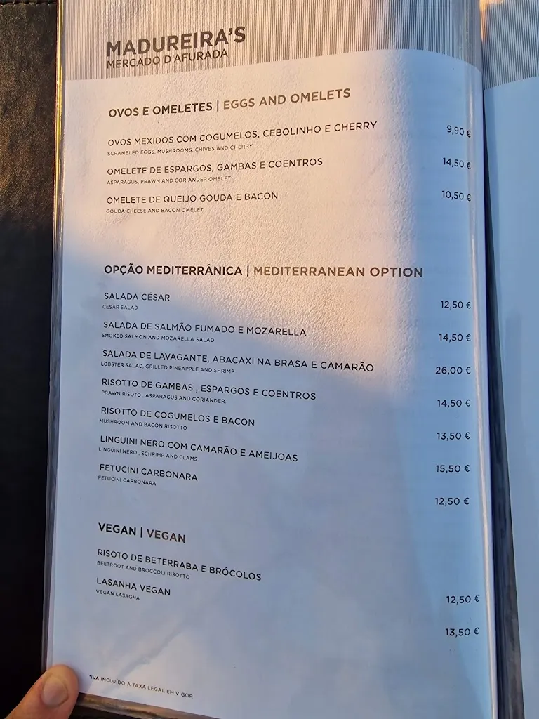 Menu_Madureira's Mercado d'Afurada_Nou de Gaià_image_3