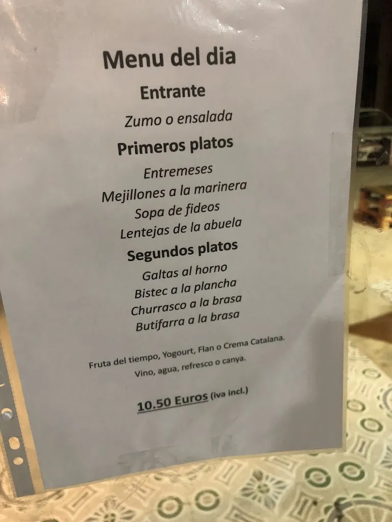 Menu_Restaurant la Brasa_Perafort_image_2