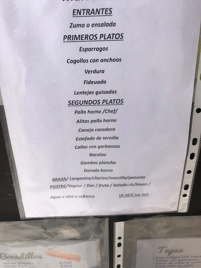 Menu_Restaurant la Brasa_Perafort_image_4