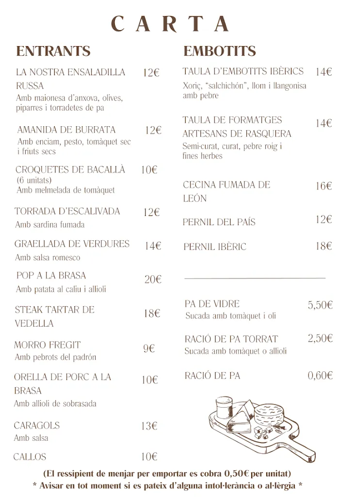 Menu_Meson braseria Can Lluís_Pinell de Brai_immagine_1