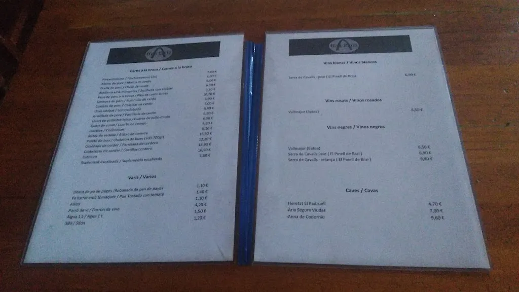 Menu_Meson braseria Can Lluís_Pinell de Brai_immagine_4